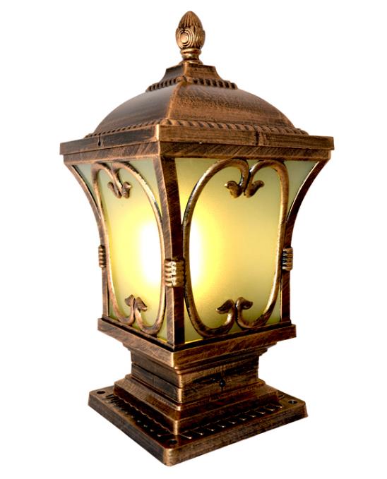 lauko dekoracija Europos klasikinė saulės lempa